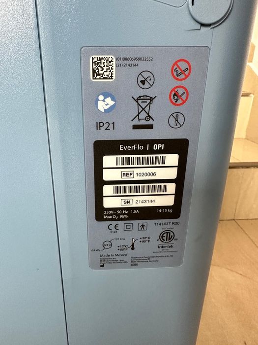 Concentrator oxigen Philips Respironics EverFlo ca nou