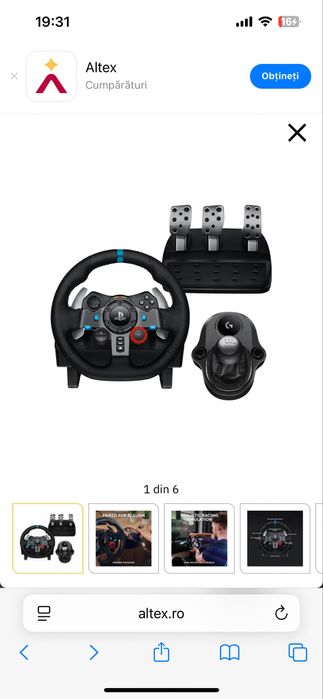 vand volan logitech g29 cu schimbator