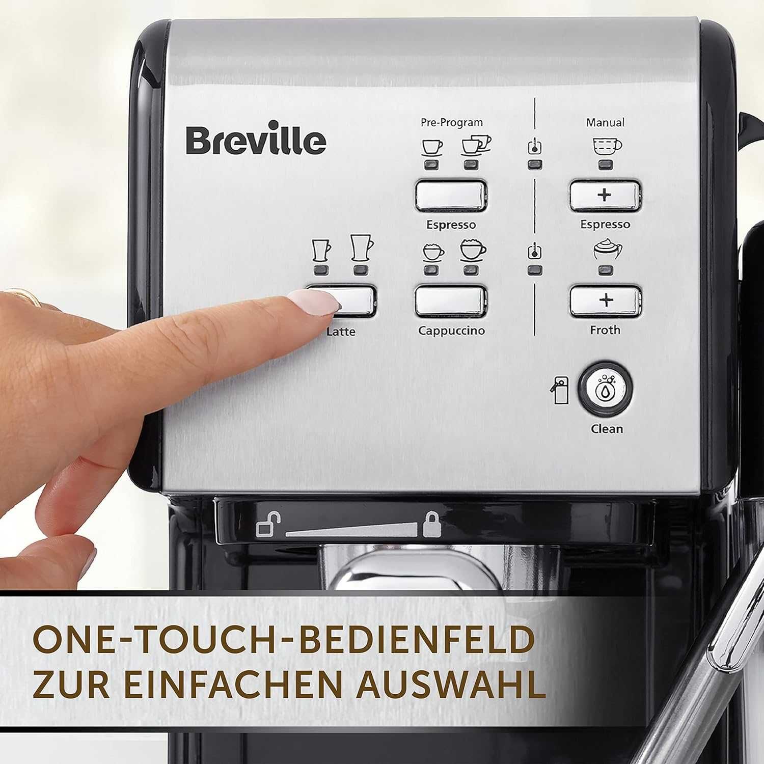 Еспресо кафемашина Breville Prima Latte II (VCF108X) 1250W