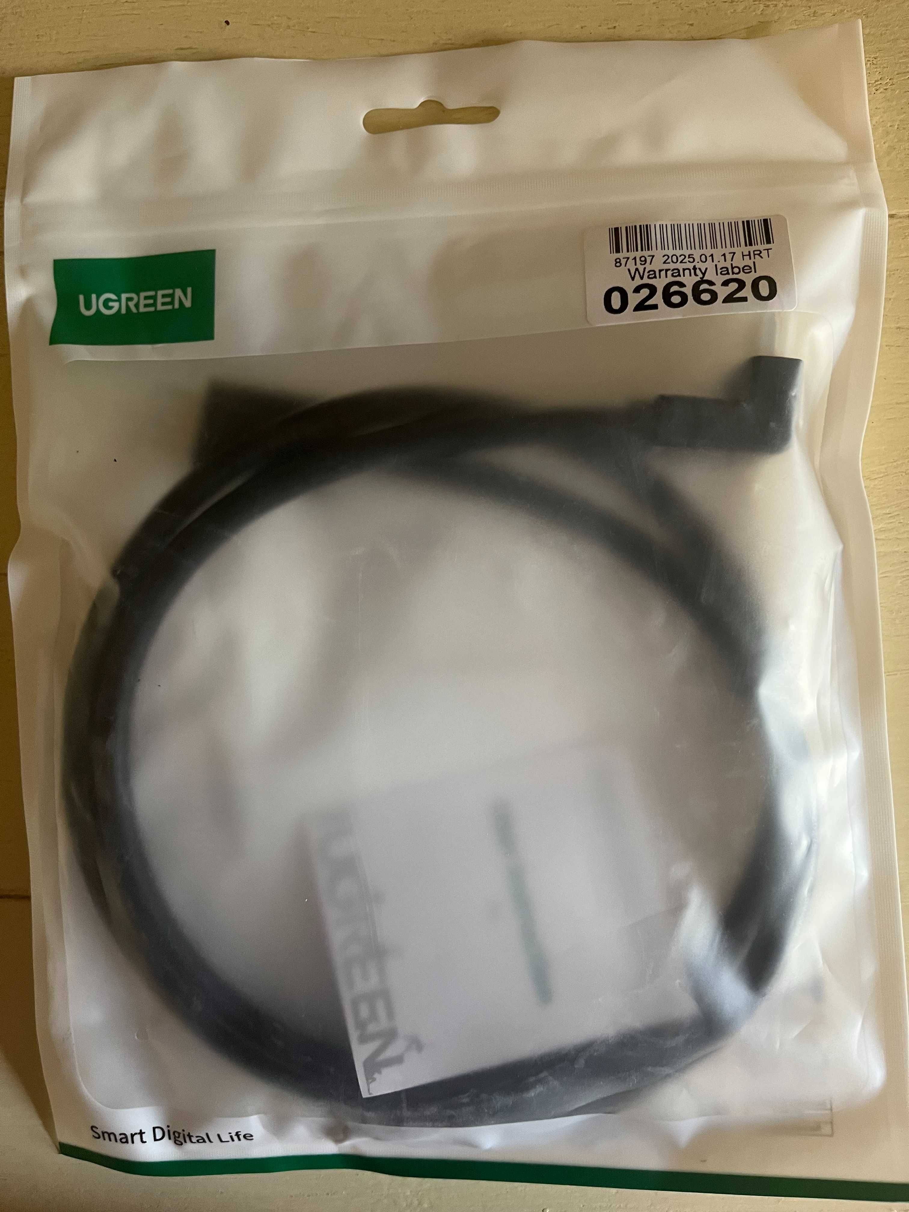 Ъглов HDMI кабел UGREEN HD103, 4K, 1m