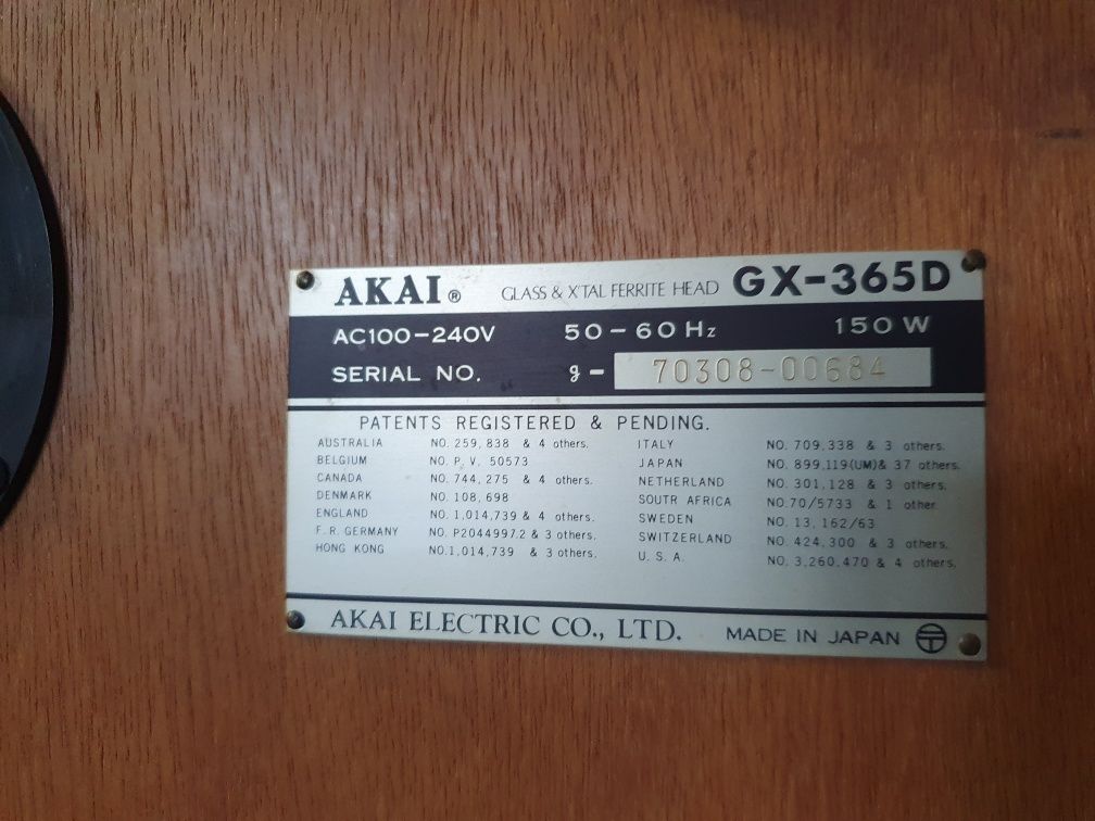 Akai GX 365D Ferrite Head