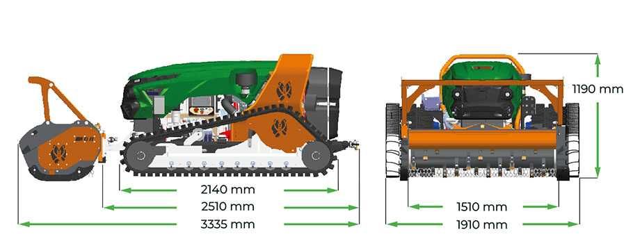 Echipamente senilate pentru defrisare MDB F23