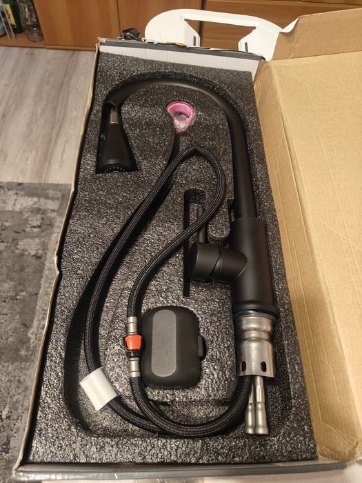 Baterie bucătărie neagra