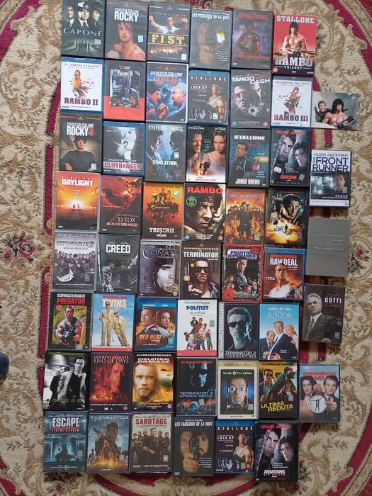 SYLVESTER STALLONE,Arnold SCHWARZENEGGER,Brad Pitt,filme colecție osca
