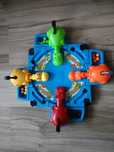 Joc intercativ Hungry Hippos, penru 2-4 jucatori, 20 bile,4 Hippos