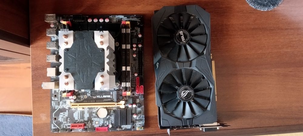Комплект материнская плата x79 xeon e 5 1650 rx 570 4gb