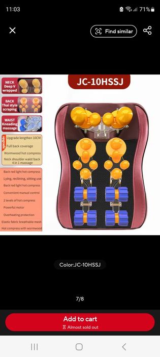 Aparat Jinkairui  masaj electric upgrade  model 2025