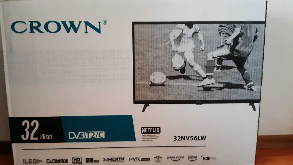 LED телевизор Сrоwn 32NV56LW, Ѕmаrt ТV – нов