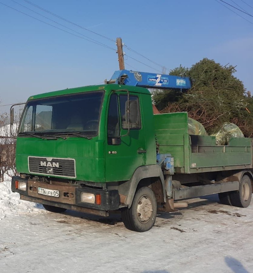 Услуга манипулятора и автовышки имеется люлька