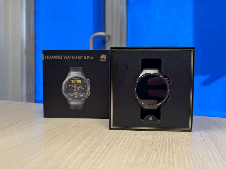 Smartwatch Huawei GT 5 Pro 46mm Black  IMPECABIL 10/10