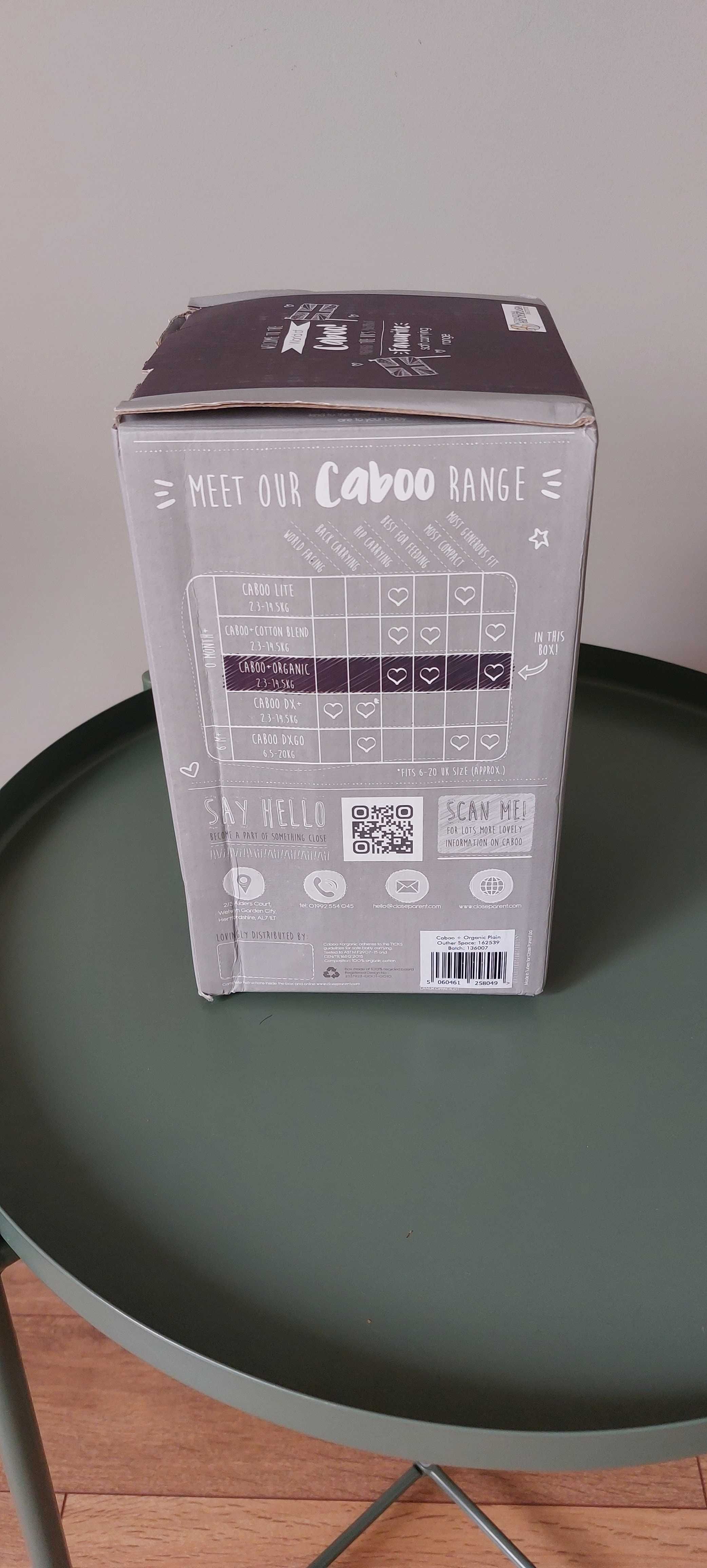 Бебешки хибриден слинг Caboo + Organic , отлично състояние