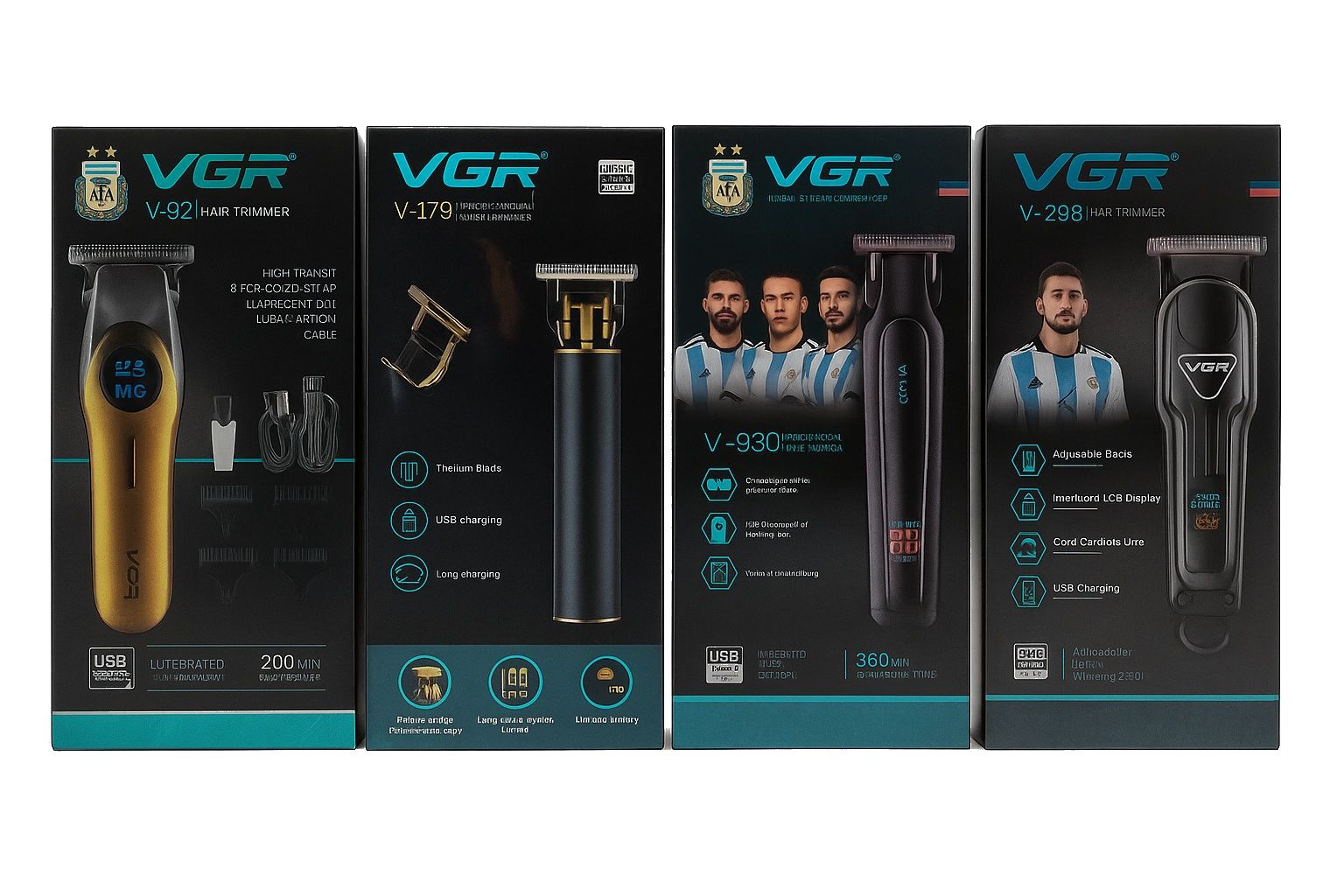 Trimmer vgr V-92 V179 V930 V-298 V989 tuns trimmer barba masina