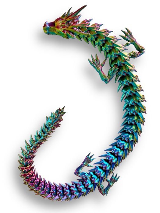 Фигура на китайски дракон 3D print