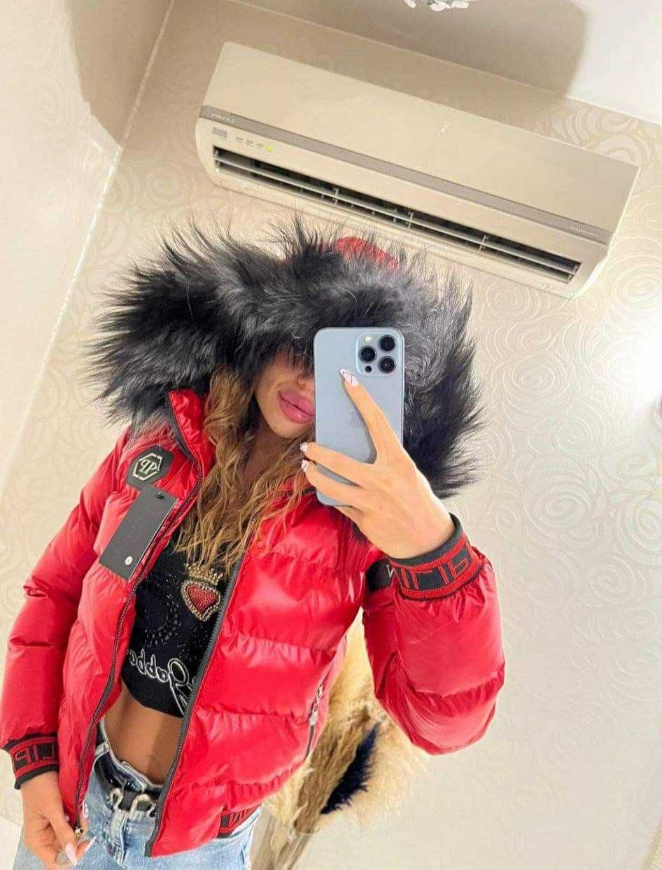 Geaca dama PP cu blana naturala vulpe