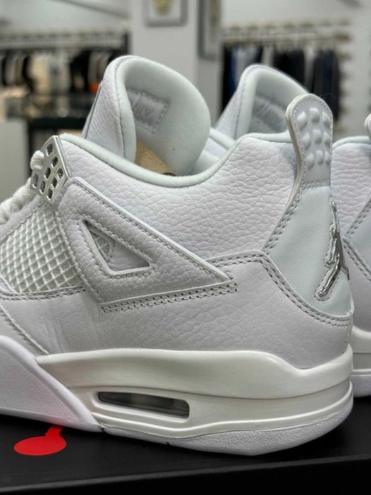 #LIVRARE 4.99 RON# Jordan 4 Pure Money Metalic Silver Editie Limitata