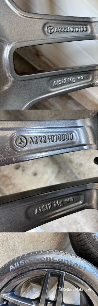 19 AMG джанти от Mercedes S klas W222, АМГ спорт Мерцедес S клас W221