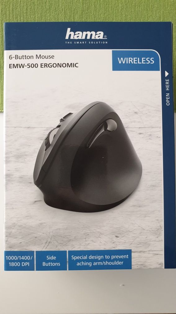 Mouse vertical, ergonomic, Hama EMC-500