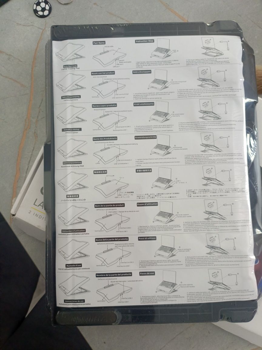 Laptop cooling pad(noutbuk sovutgichi)Sotuvda Yangi ishlatilmagan