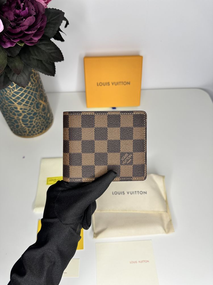 Portofel Louis Vuitton piele canvas 100% cutie inclusă cadou