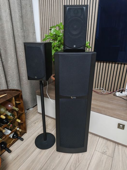 Set boxe Infinity – Kappa 80 + BU-80 + 4x Alpha 10 – stare impecabila