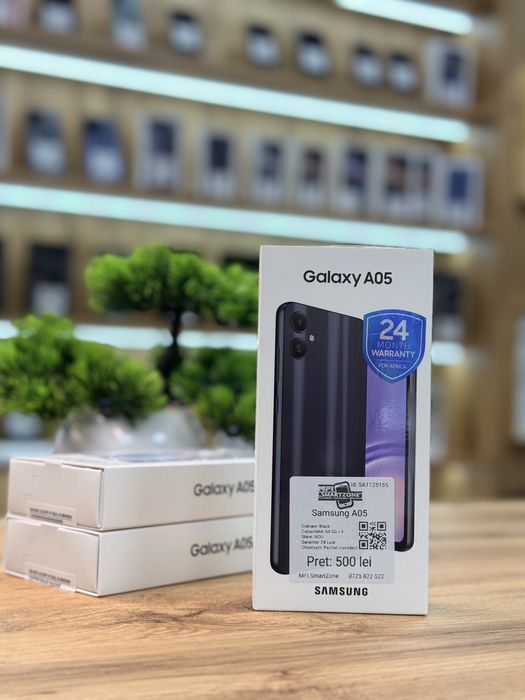 Samsung A05 Black 64Gb - Nou - Sigilat - Garantie 24 luni