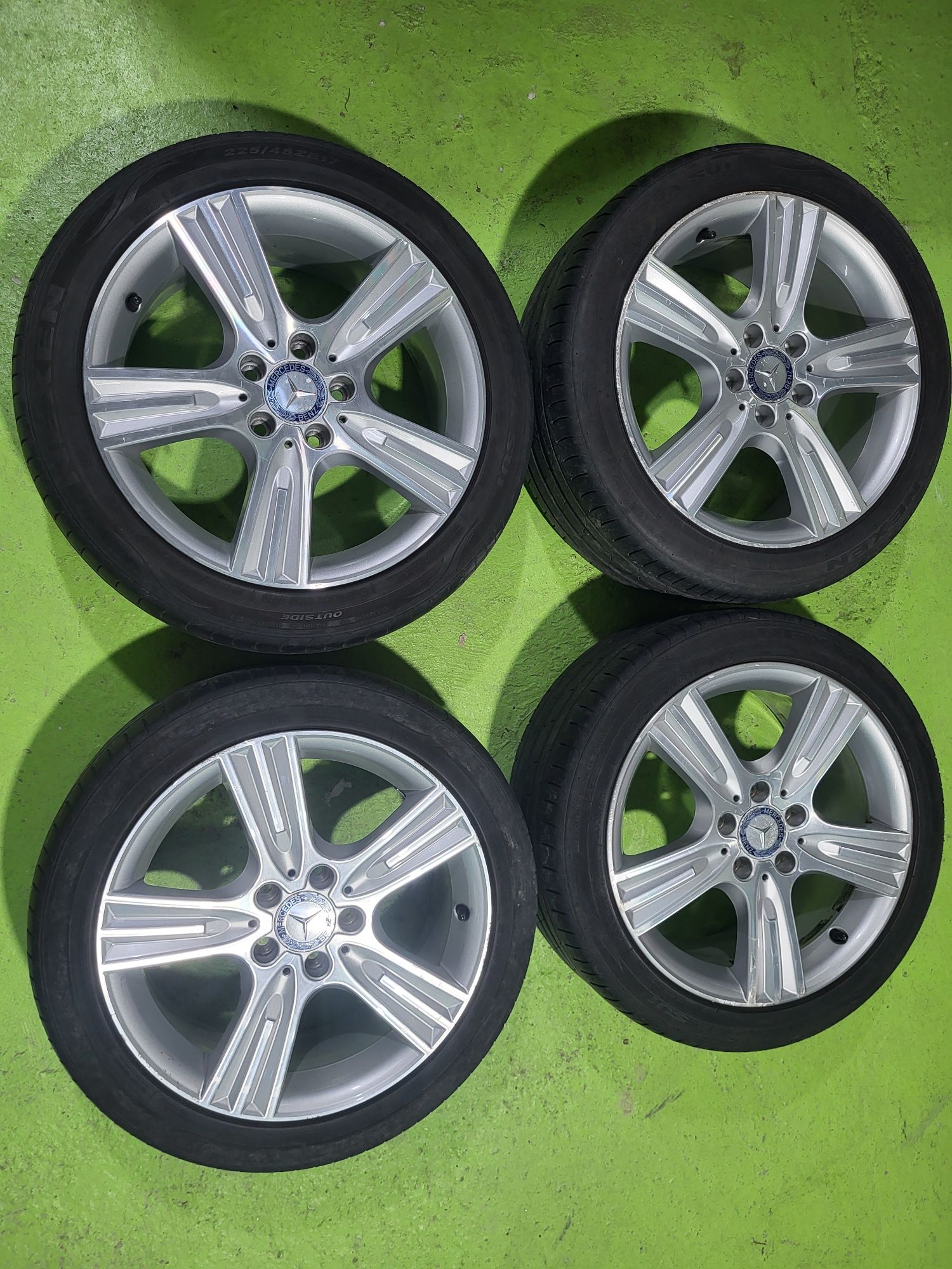 17 5x112 Mercedes  C Class W204 спорт пакет лети джанти 5х112 Мерцедес