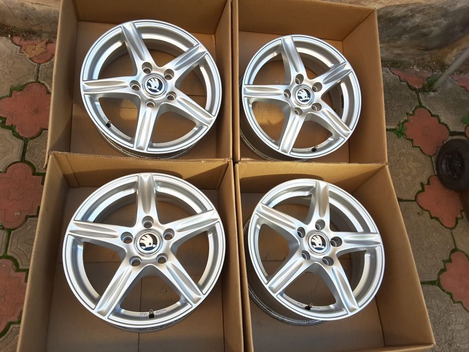 jante aliaj 15; 5x112; Skoda Octavia 2, Octavia 3