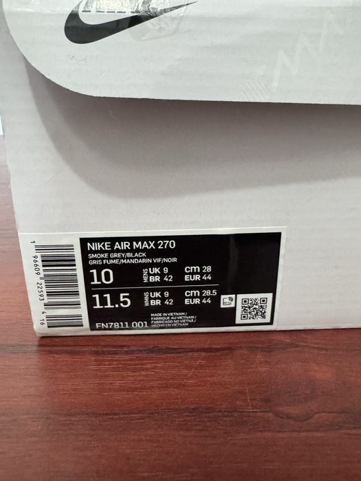 Adidasi Nike Airmax 270 smoke/grey