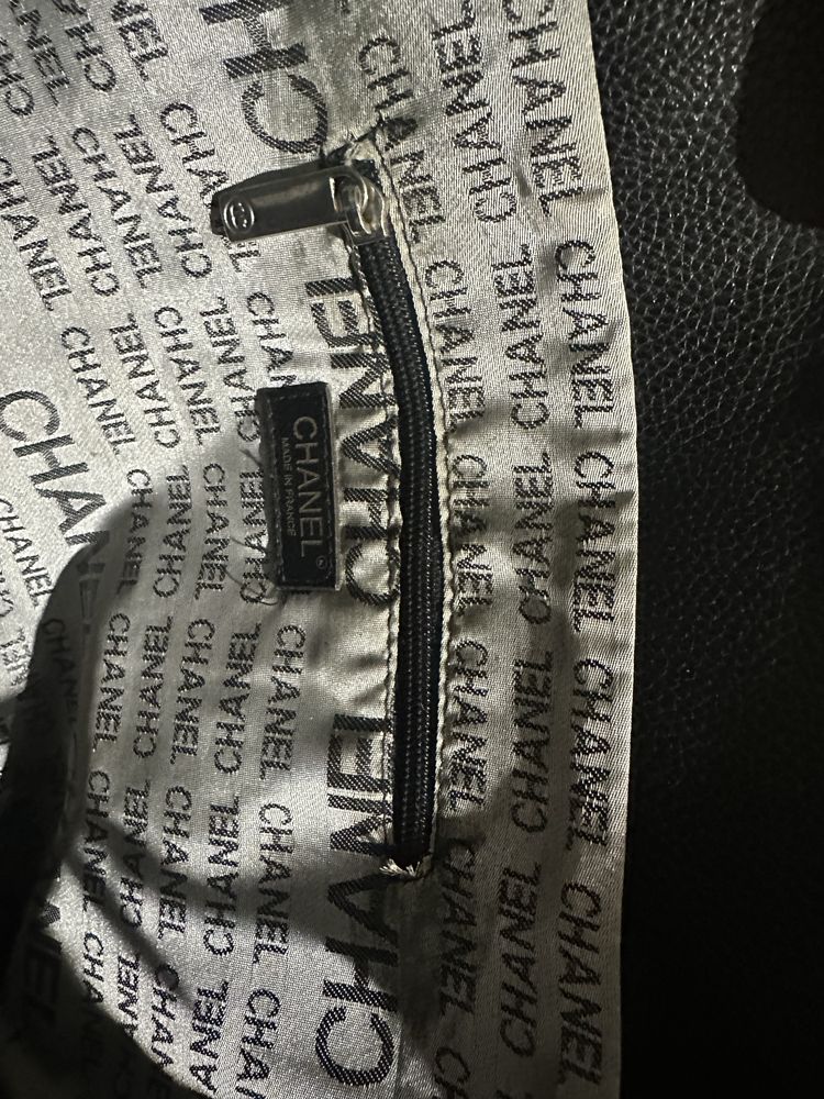 Кожена чанта Chanel