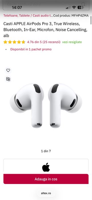 Airpods Pro 3 - Noi, Sigilate