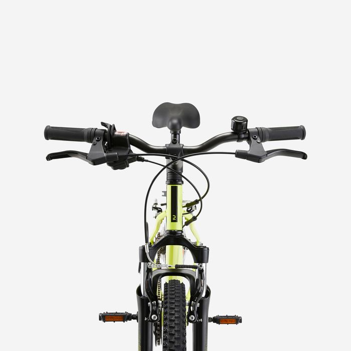 Bicicletă Mtb St 500 24" galben copii - produs resigilat Decathlon