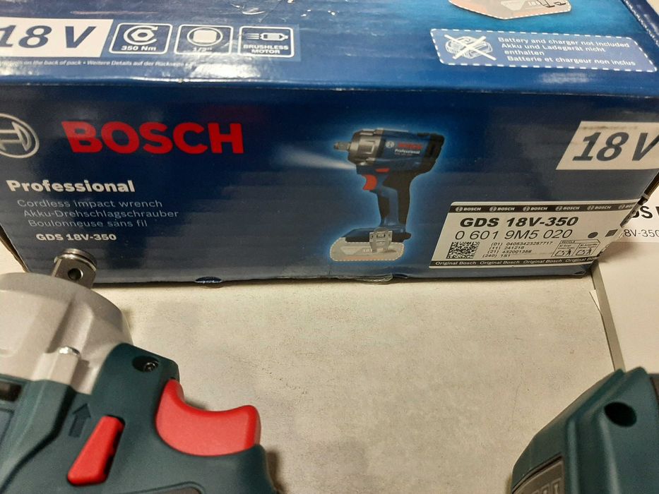 Нов Акумулаторен ударен гайковерт BOSCH GDS 18V-350