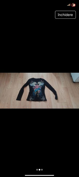 bluza neagra model y2k