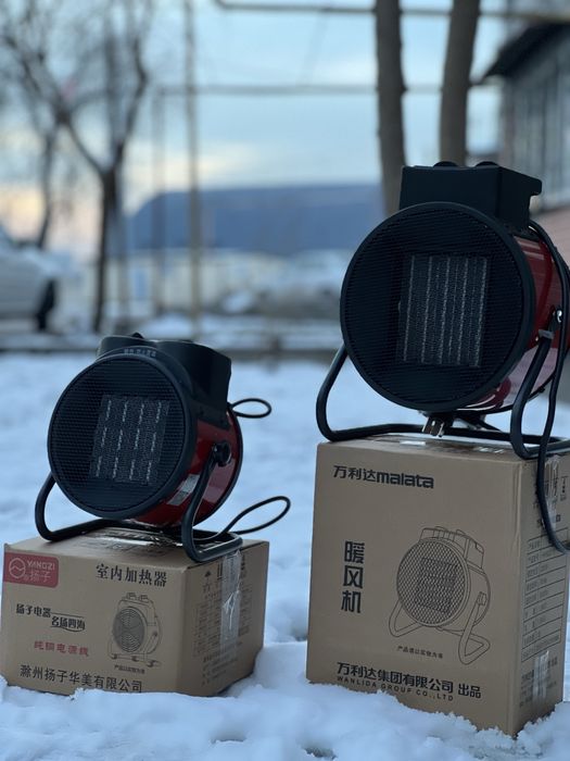 Тепловая пушка Мощный обогреватель 2 kW МЕТАЛ СЕТКА (TEMIR SETKA)