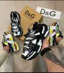 |Premium| Adidasi/sneakers barbati Dolce&Gabbana Space Black&White D&G