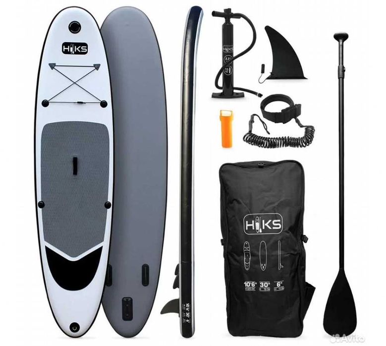 Новый на воде ещё не был сапборд Hiks 320 см Армированный