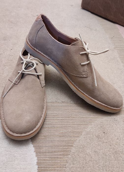 Pantofi Clarks noi din piele casual maro
