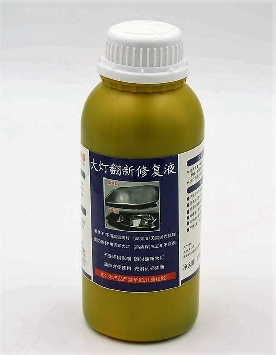 Жидкость для химической полировки фар паром 1000 грамм