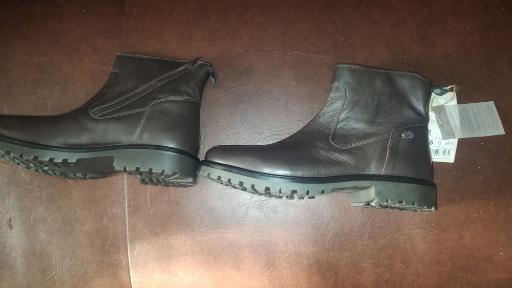 Cizme scurte din piele naturala