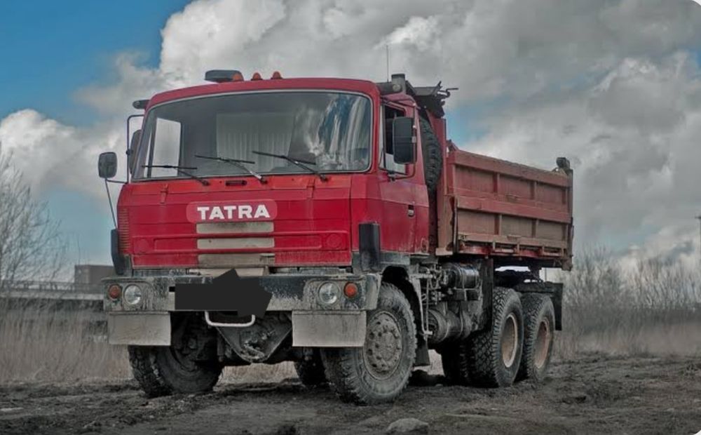 Вездеход Татра,дрова,уголь,бой бетона