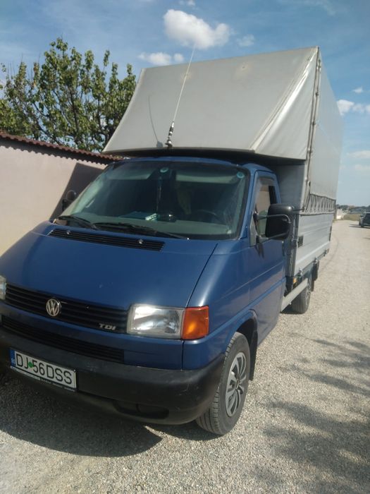 Vând Volskwagen camionetă transporter T4,cu prelată,2.5TDI, 101CP.