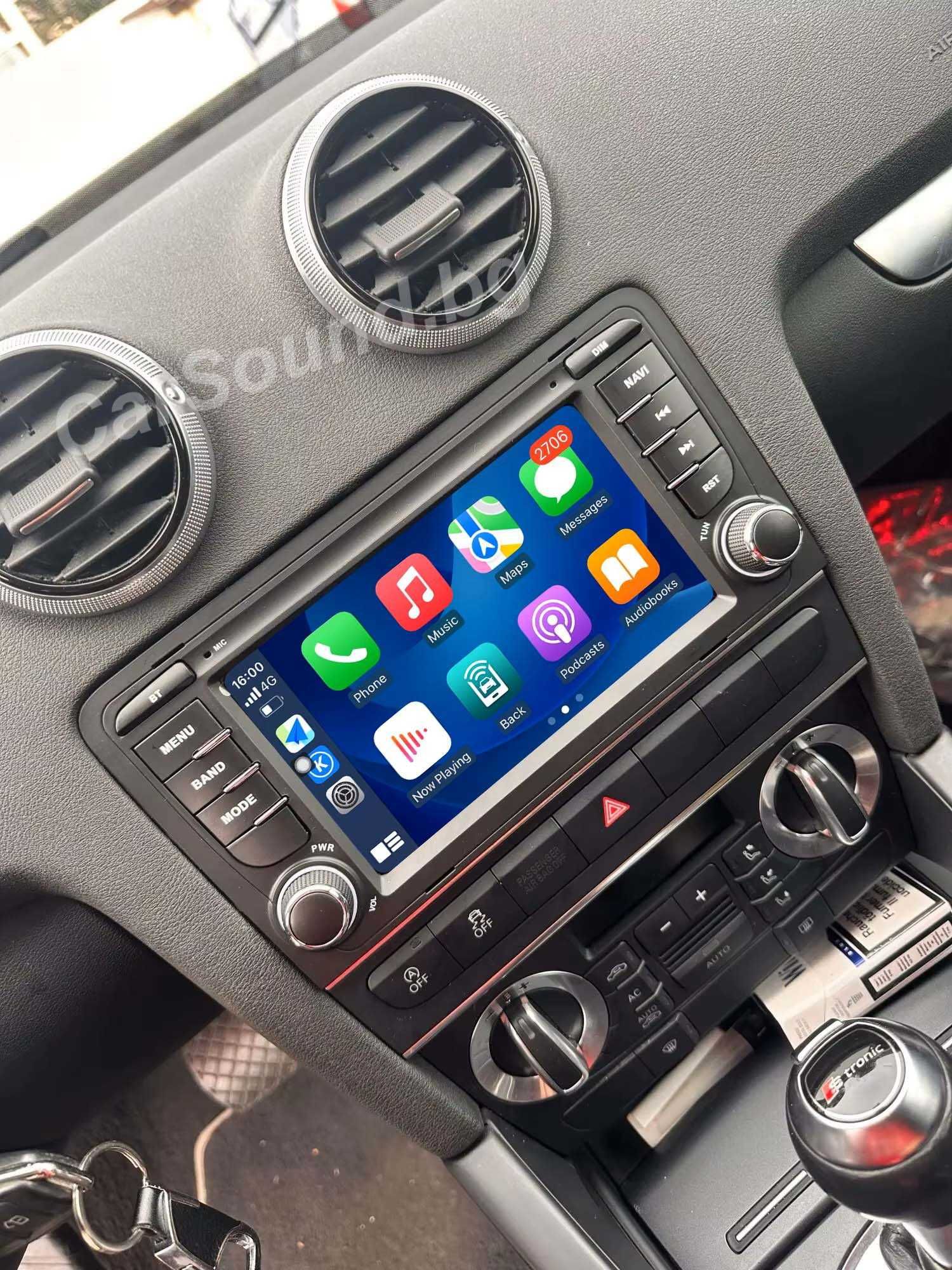 Audi A3 8P - 7" Android 14 Мултимедия Ауди А3 8П Навигация Андроид