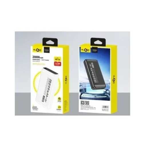 Външна преносима батерия 20 000 mAh KLGO KP-34 SS000559, Fast charge