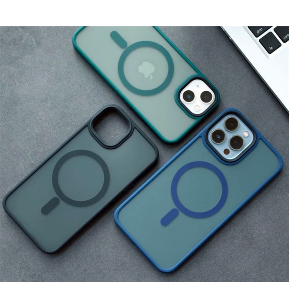 Iphone 16/16 PRO/16 PLUS/16 PRO MAX Husa G CASE Magsafe Spate Fumuriu