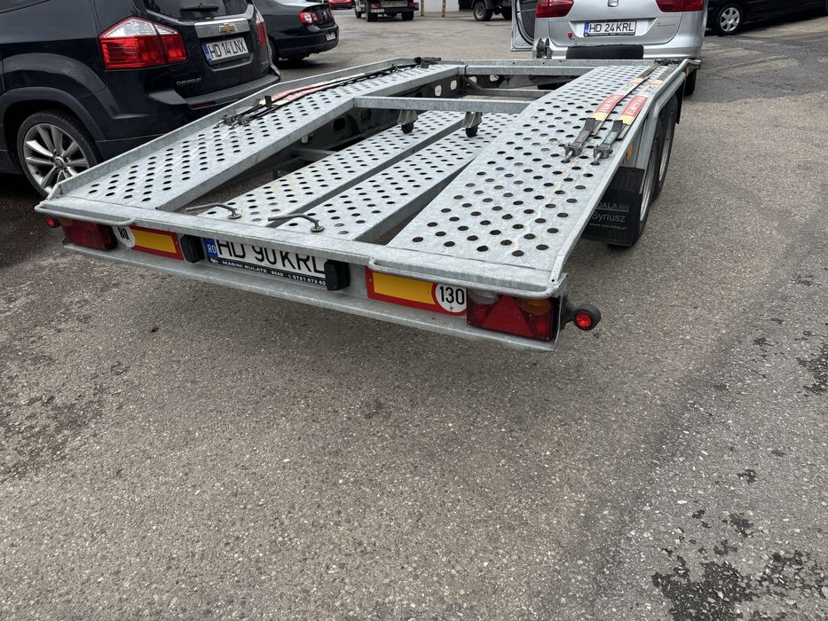 Platforma remorca auto 2 tone  impecabila