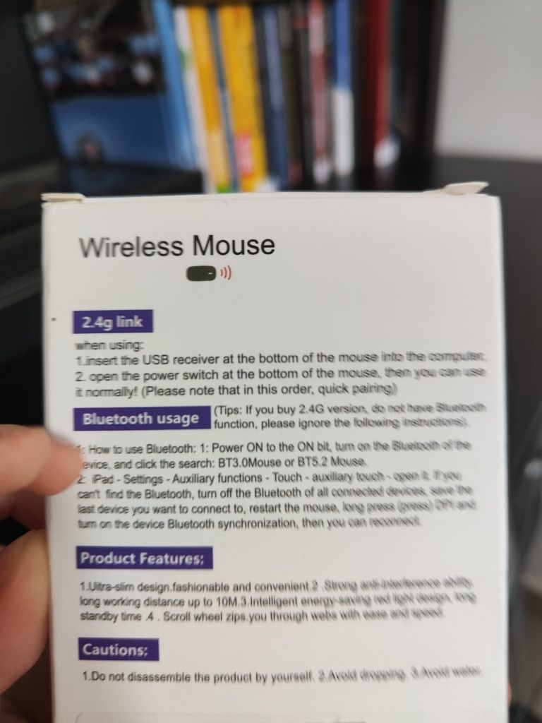 Mouse wireless 2.4 gh