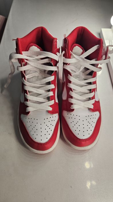 Adidași Jordan rosu/alb