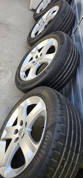 Jante Peugeot 407 R17 + roata de rezerva de aceleași dimensiuni