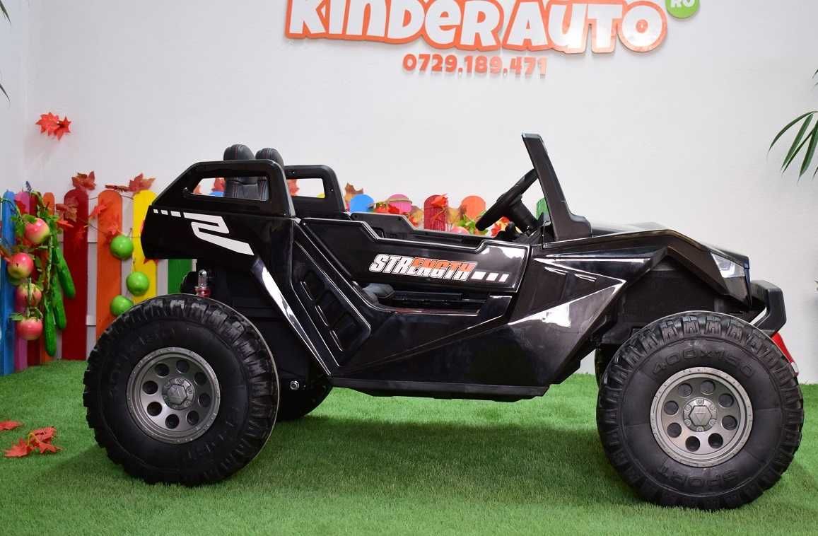 UTV electric pentru 4 copii Kinderauto SX1929 24V 4x75W #Black