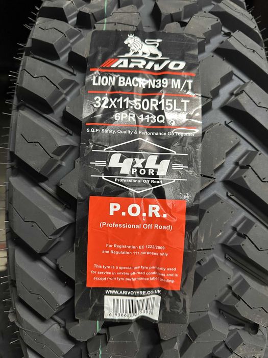 Нови джипови гуми ARIVO LION BACK N39 M/T 32X11.50R15LT 113Q НОВ DOT